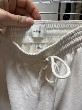 Wilfred Cream Elastic Drawstring Pants